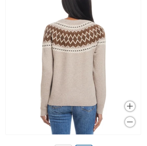 Weather proof ladies fairisle sweater - Picture 2 of 2